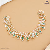 BAHULA Elegant Green CZ Necklace