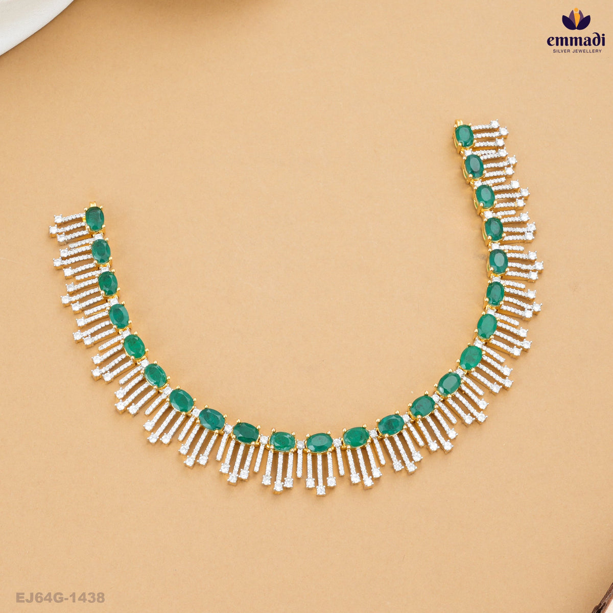 BAMINI Exquisite Green Premium CZ Necklace