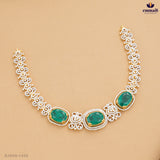 BANHI Exquisite Green CZ Necklace