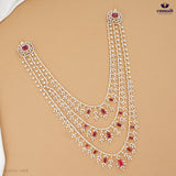 BASABI Exquisite Red CZ Necklace