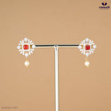 BHANUPRIYA Premium CZ Red Studs