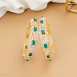 Chaitalee Premium Green CZ Bangles