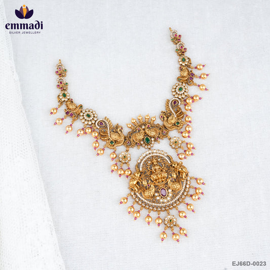 RUPAL Elegant Multi-Color Nakshi Necklace