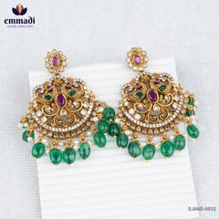 SOMYA Elegant Multi Colour CZ Nakshi Hangings