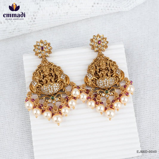 Himaja Beautiful Multi-Coloured CZ Nakshi Hangings