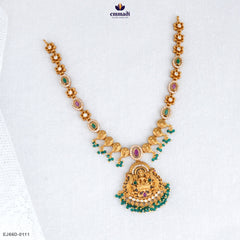 KAANDHAL Exquisite Multi-Colored Nakshi Necklace