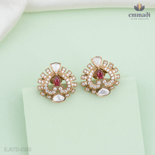 Winifred's Elegant Victorian Red Studs