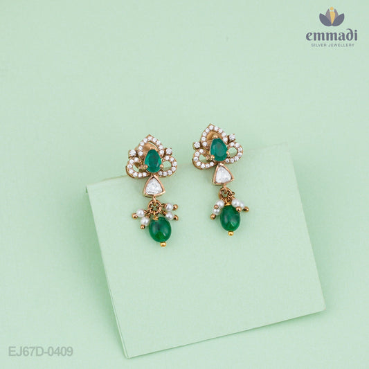 Ranjini Exquisite Victorian Green Hangings