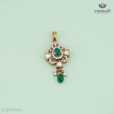 Tharini Elegant Victorian Pendant and Harini Hanging Earrings