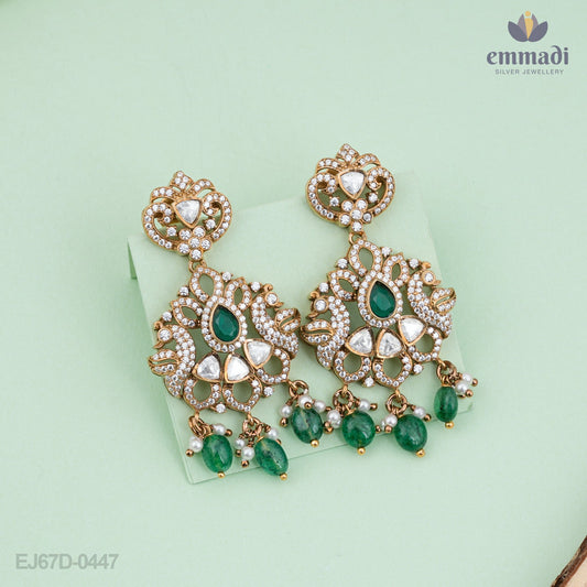 Jnanaprabha Exquisite Green Victorian Hangings