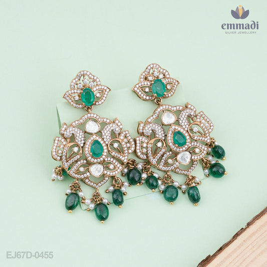 Mounika’s Elegant Green Victorian Hangings