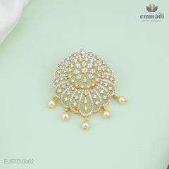 Ranjitha Radiance: Premium White CZ Pendant