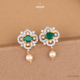 Geetu Elegant CZ Pendant and Premium CZ Studs Collection