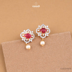 Gango Premium CZ Red Studs Collection