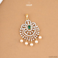 Gali Elegant CZ Pendant and Gajala Chic Premium CZ Studs