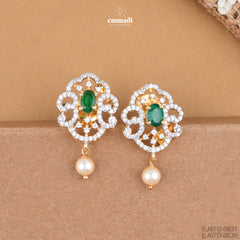 Farzana Premium CZ Green Studs