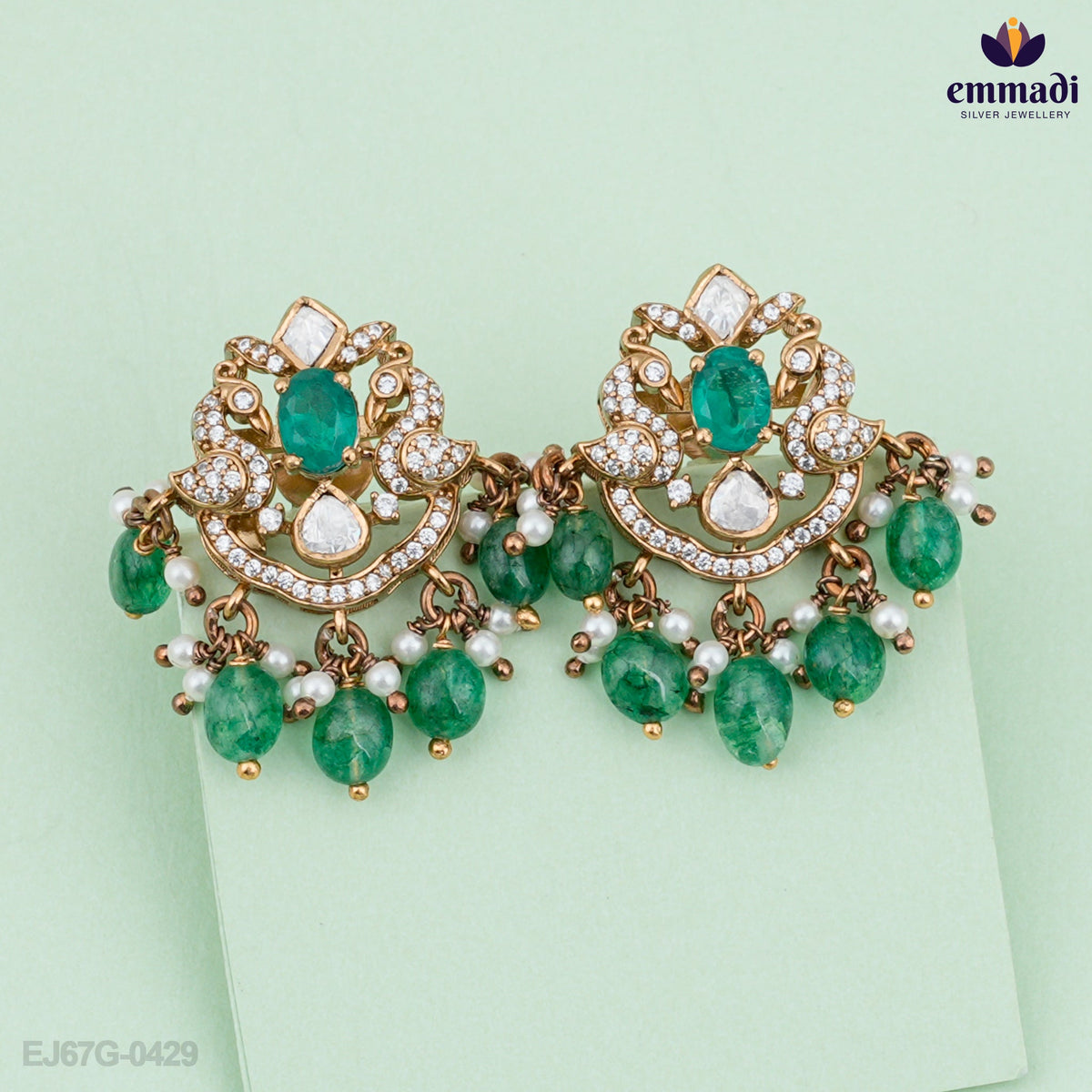 Gauri Elegance: Green Victorian Hangings