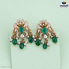 Kanchan Victorian Green Pendant and Kanta Victorian Green Elegance Collection