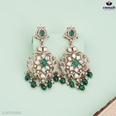 Ojasvi Exquisite Green Victorian Hanging Jewellery