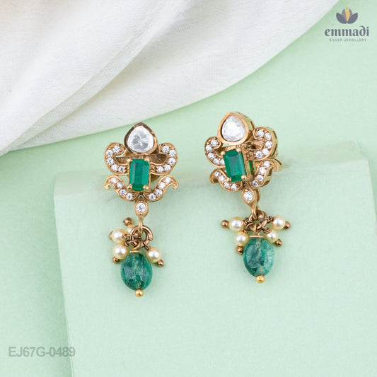 Prachi's Exquisite Victorian Green Hangings