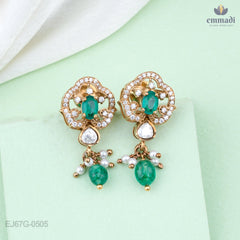 Samaira Victorian Green Pendant Jewelry