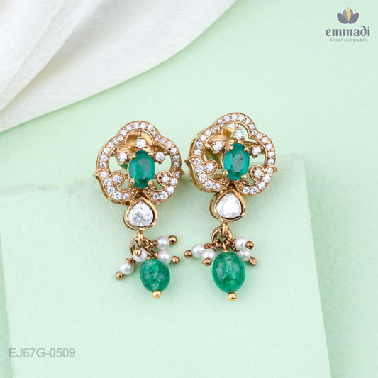 Sanya Elegant Green Victorian Hangings