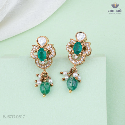 Sharanya Exquisite Green Victorian Hangings