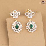 AARATHI Exquisite Green CZ Hangings