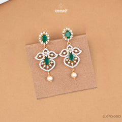 Doly Exquisite Green CZ Hangings