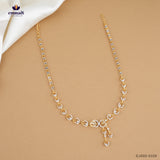 ABHIGUPTI Exquisite White CZ Necklace