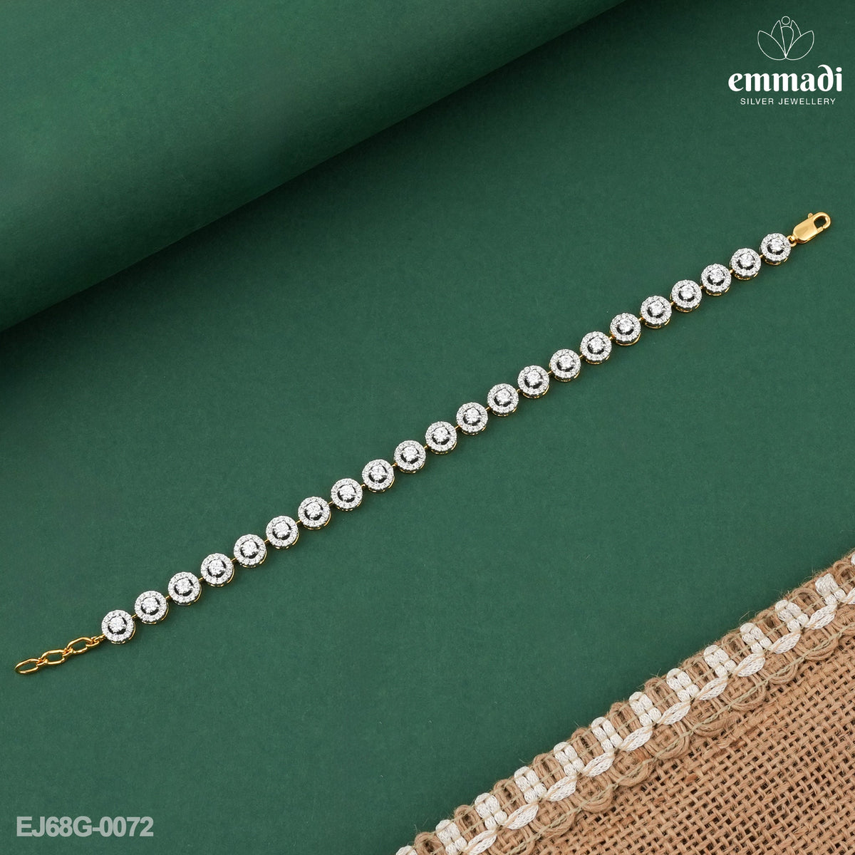 Vedika Elegant Premium White CZ Bracelet