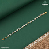 Alina's Elegant White CZ Bracelet