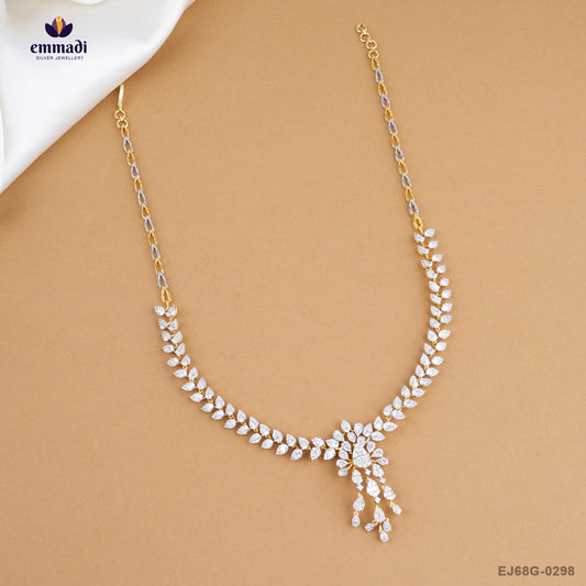 ABOLI Exquisite White CZ Necklace