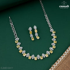 Reeta’s Premium CZ Yellow Necklace