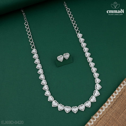 Reemi Premium CZ White Necklace