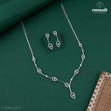 Reema Premium CZ White Necklace