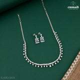 Raziya Premium CZ White Necklace