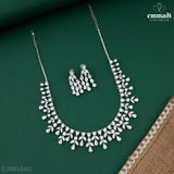 Rashmi's Premium CZ White Necklace