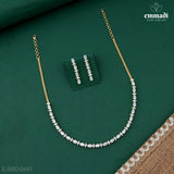 Product Title: Ranjana Premium CZ White Necklace