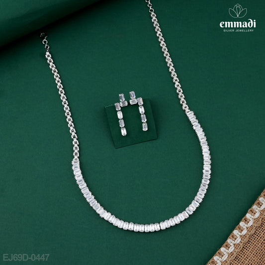 Ramli Premium CZ White Necklace