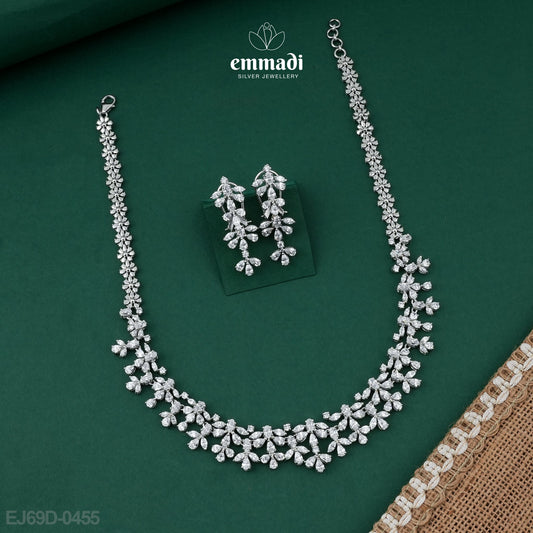 Ram’s Premium CZ White Necklace