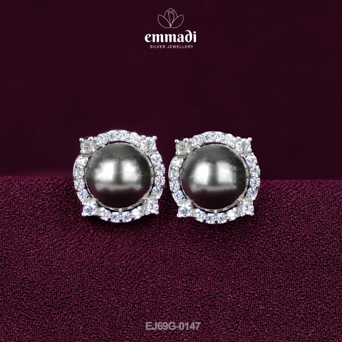 Doli's Exquisite Silver Studs Collection