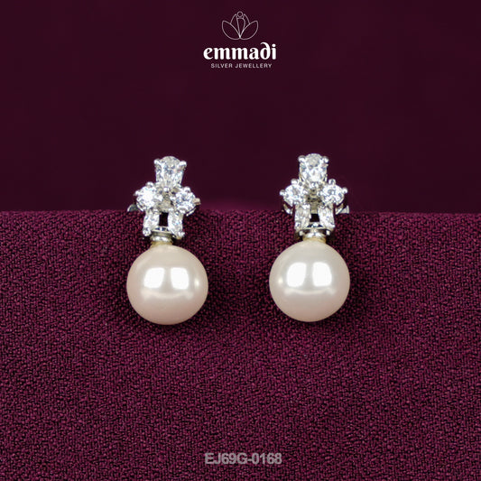 Simranjeet Kaur: Premium CZ White Studs