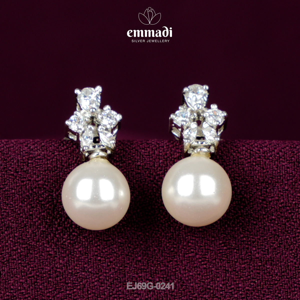 Shamima: Premium CZ White Studs