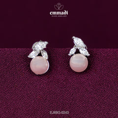 Shallu's Silver Jewellery Collection: Premium CZ White Studs