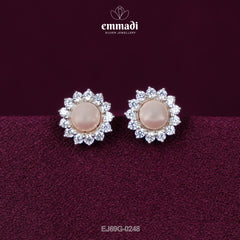 Shakshi Sagar: Premium CZ White Studs