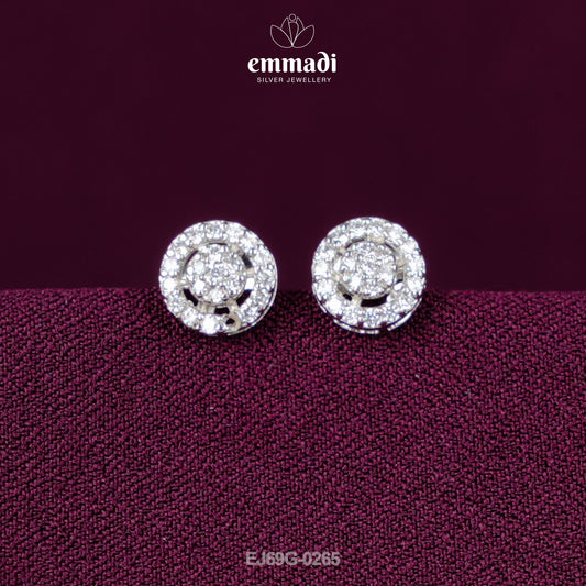 Shabbenour: Premium CZ White Studs