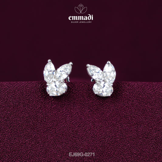 Sehnaz: Premium CZ White Studs