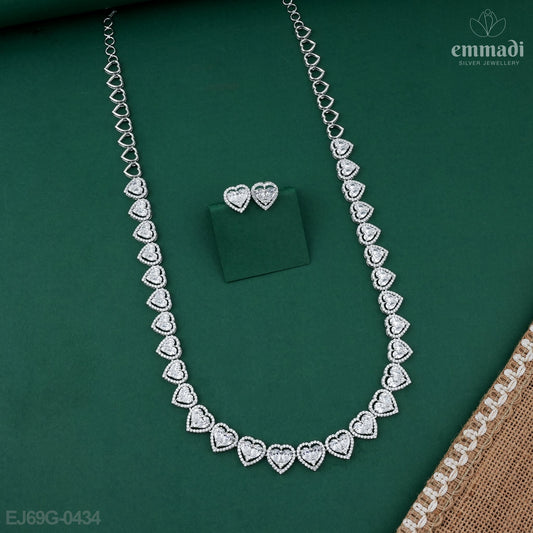 Puspa Premium CZ White Necklace