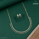 Priynka Premium CZ White Necklace